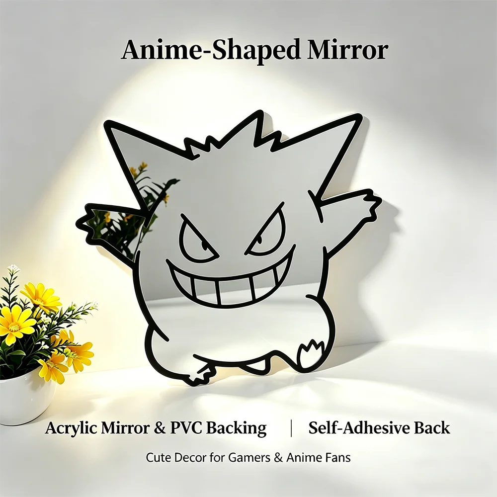 Cermin Dinding Pokemon Gengar  - Gaming Accessories Room ulasan dan harga