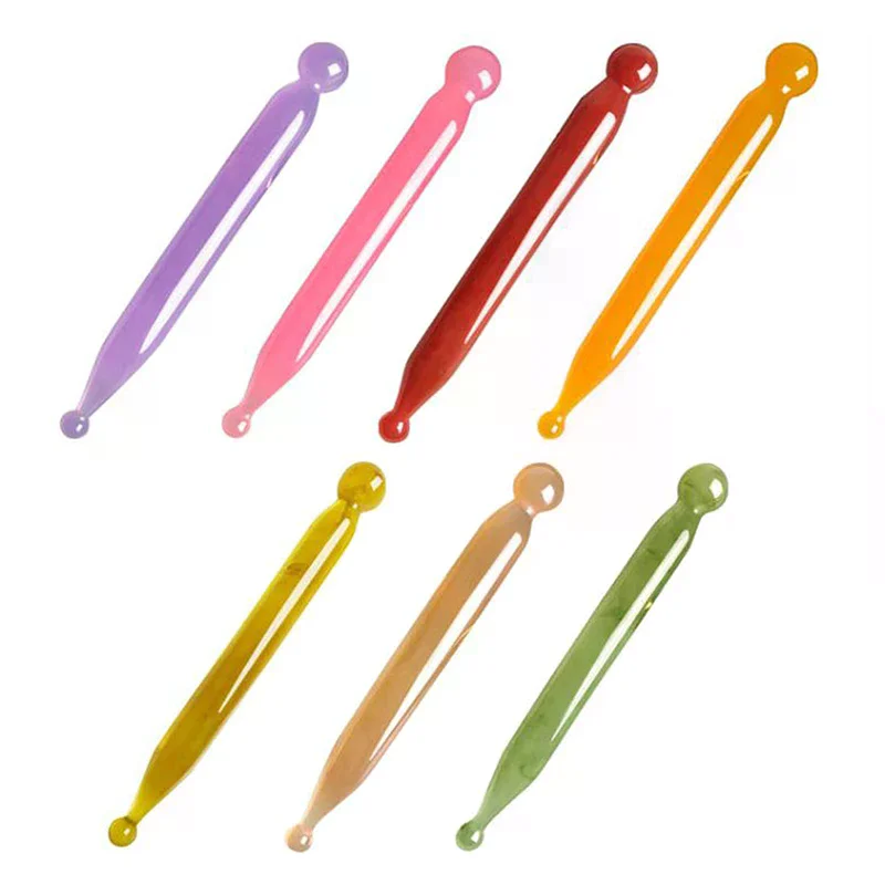 Pierre naturelle Gua Sha, Massage du visage, stylo à pointe d'acupuncture, bâton de Jade, médecine chinoise, outil de Messager de beauté Guasha, 1 pièce