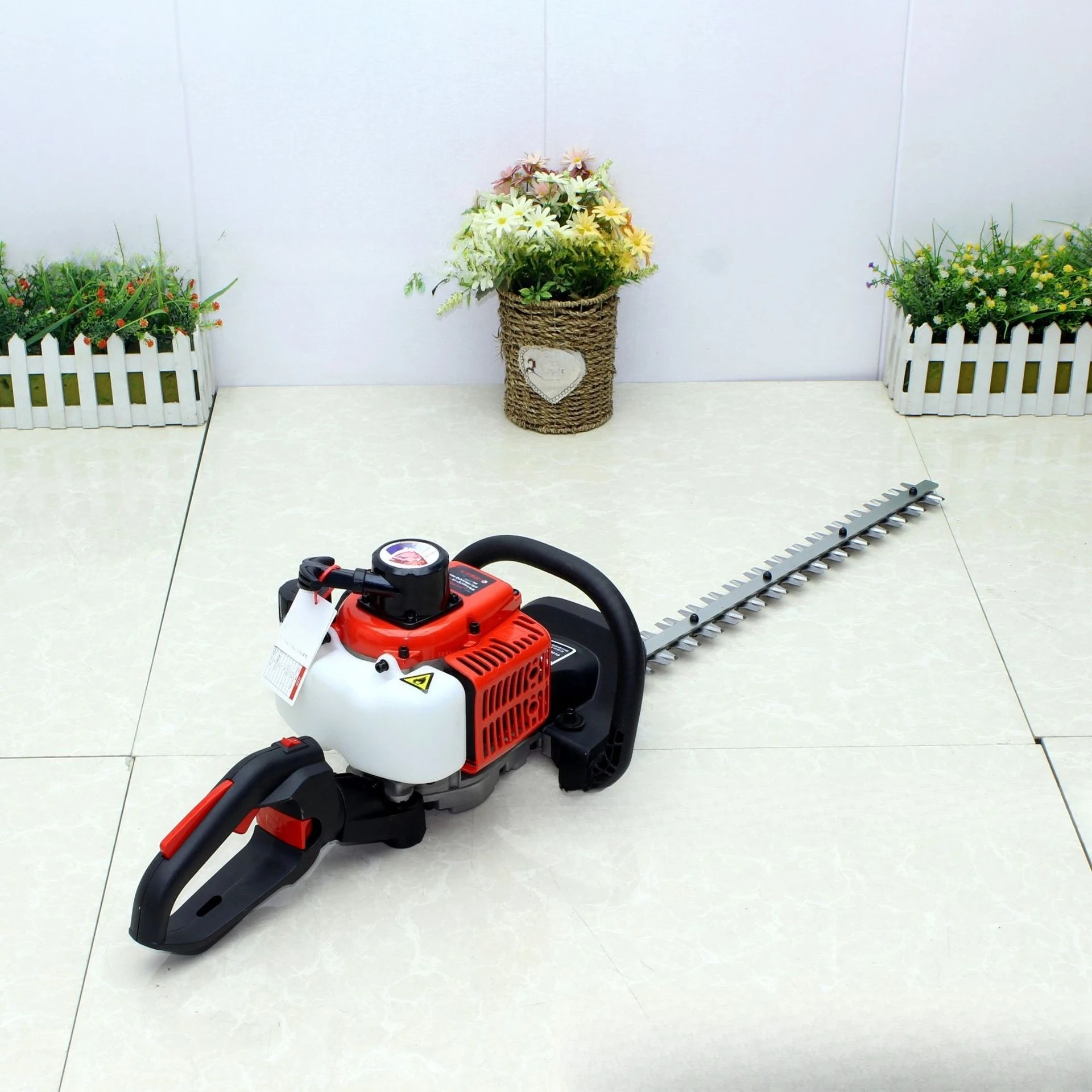 Double blade hedge shears green belt trimmer two punch engine hedge shears garden trimmer