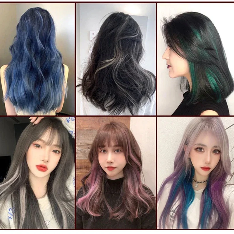 100 buah busa dapat digunakan kembali membungkus kertas pewarna rambut strip Highlighting mewarnai rambut profesional untuk Salon penata rambut udara