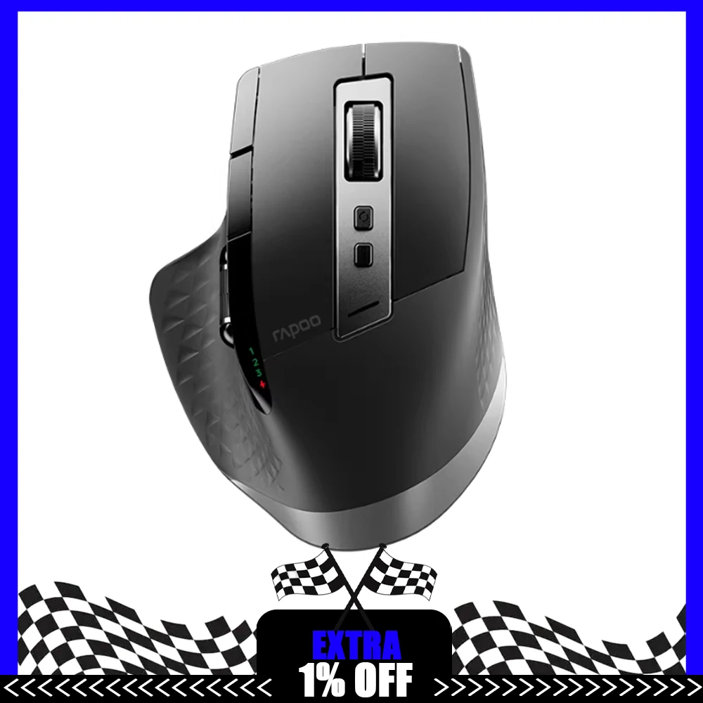 

Беспроводная мышь Rapoo MT750 Protophase 3220 для офиса, высокопроизводительная, 800 мАч, с ускорением 10G, 4000 DPI, 30 IPS, аксессуары для ПК