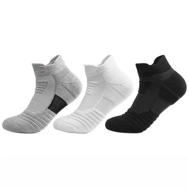 Anti-slip Football Socks Men Women Cotton Sock Short Long Tube Soccer Basketball Sport Socks Breathable 3/1 Pairs Socks 38-45