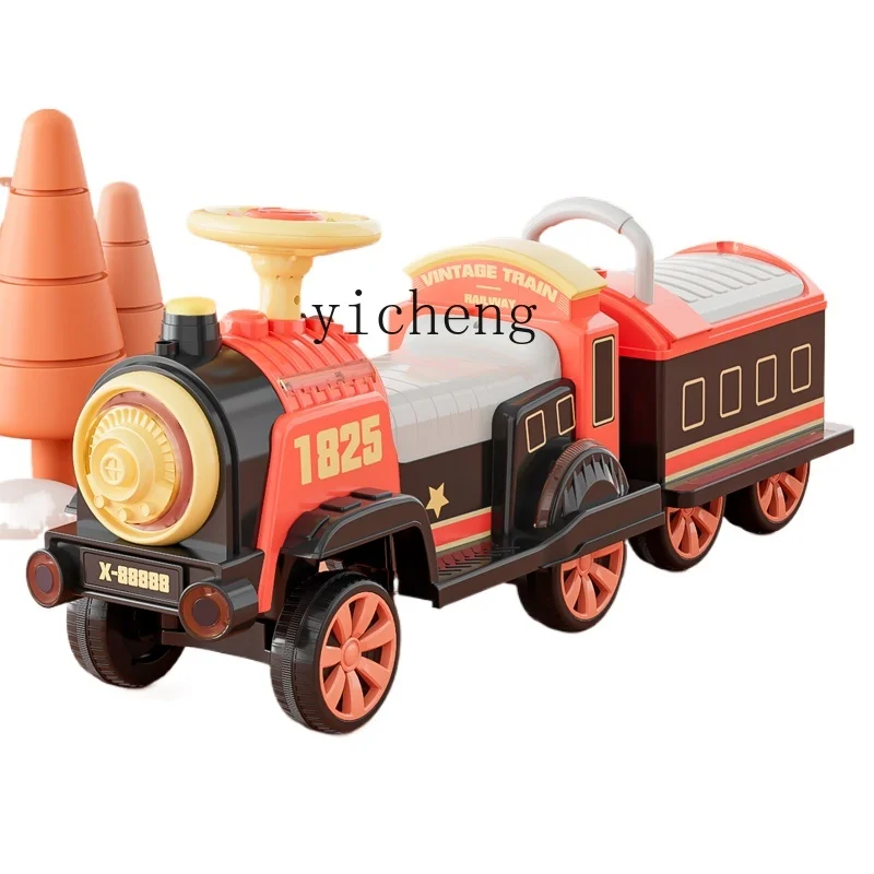 Tqh Children's Toys Boys Little Girls Educational Train Baby Birthday Children's Day Gift Car