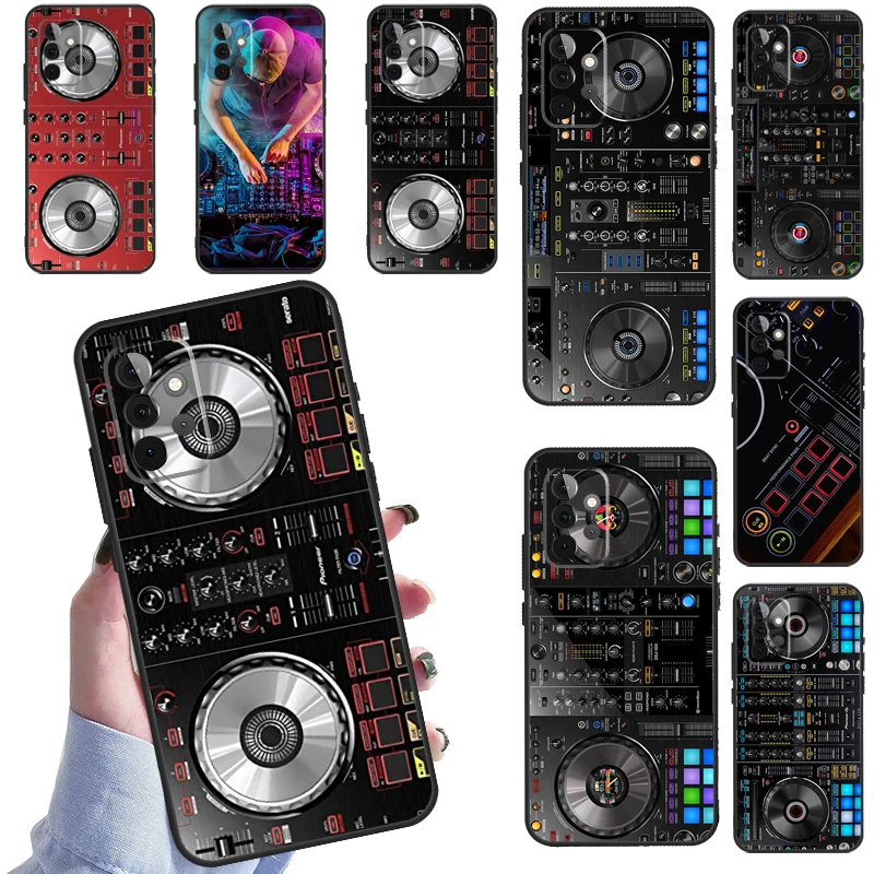 Electronic Music DJ Controller Mixer Case For Samsung Galaxy A12 A32 A42 A52 A72 A50 A70 A10 A20 A21S A52S A51 A71 Phone Cover