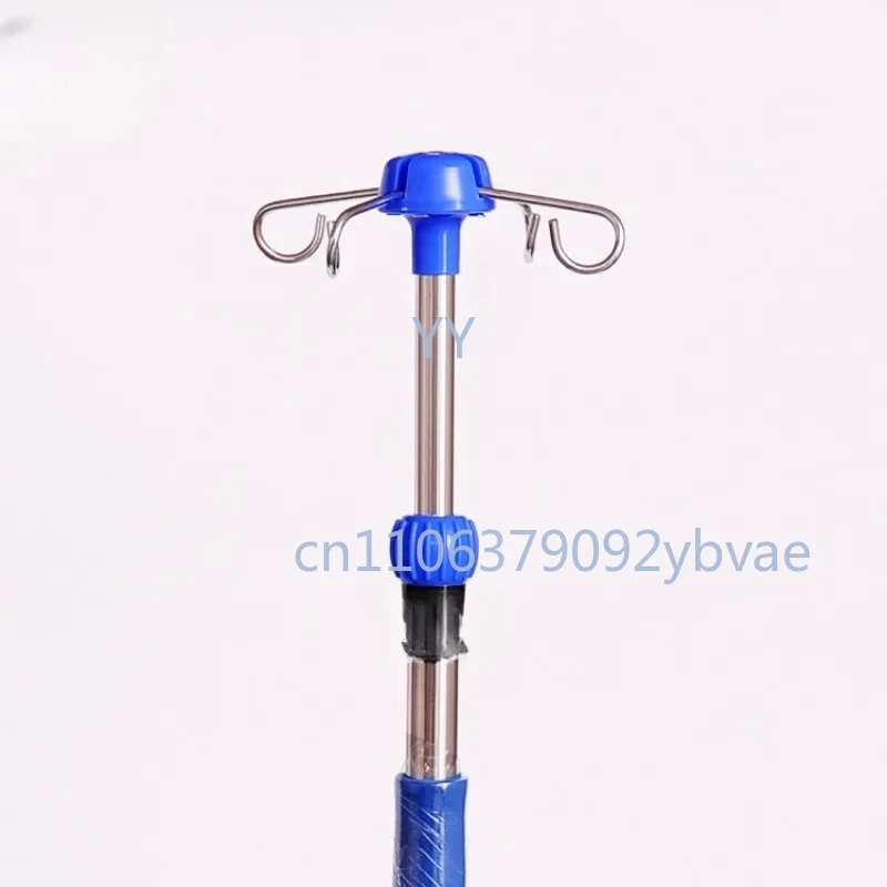 Tripod 4-Hook Thickened Infusion Stand with Wheel Mobile Infusion Rack