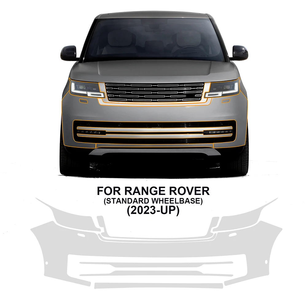 Tpu Transparent Protective Film Car Exterior PPF Paint Protection Transpare Stickers for Range Rover Standard Wheelbase 2023-UP