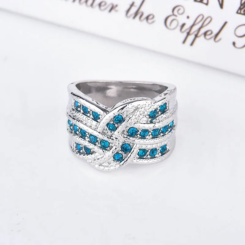 S925 Sterling Silver Ring Inlaid Shiny Blue Sapphire Elegant Fine Jewelry Gift For Women Daily Wear Party Anniversary Occasions