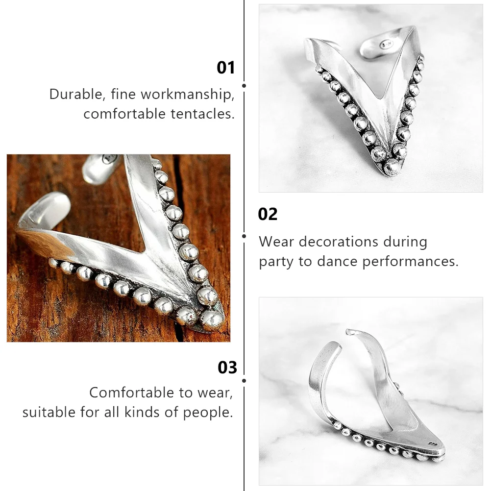 Modeaccessoire Ringen Accessoires Open handsieraden IJzervormige modelleringsvinger