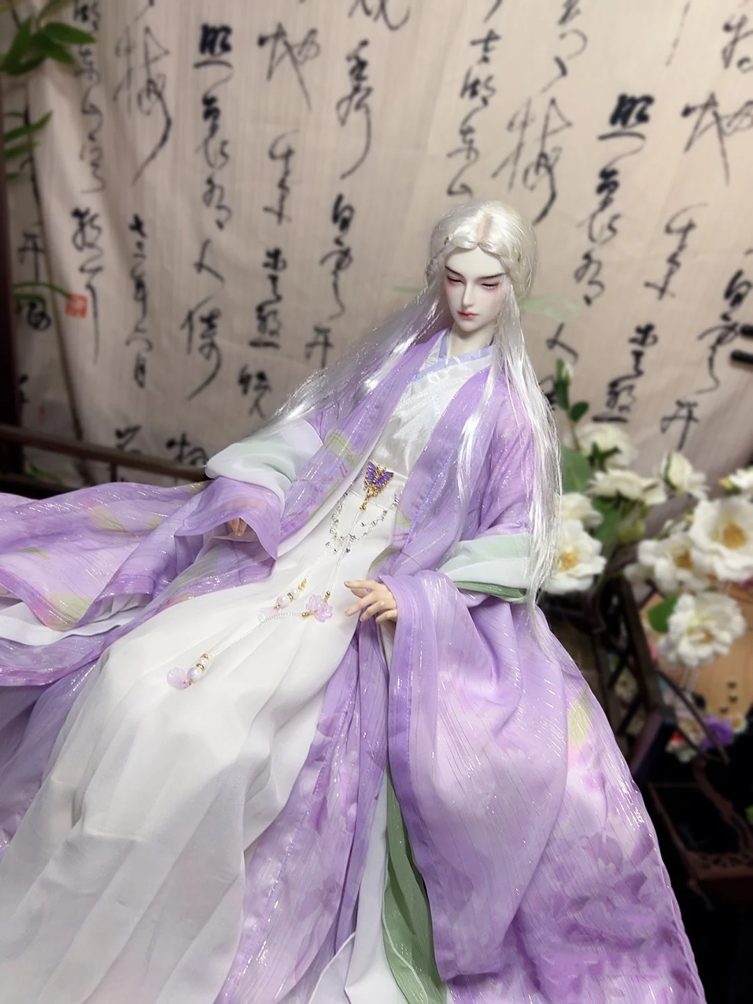 

1/4 1/3 весы BJD одежда древний костюм платье Hanfu халат самурайский наряд для BJD/SD MSD SD13 ID72 аксессуары для кукол дяди A2116