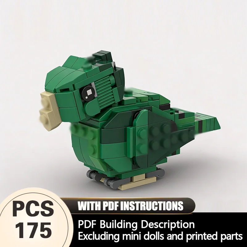 

Creators Animal Series Model MOC Building Bricks Banded Parrot Modular Technology Gifts Holiday Assemble Children Toys Suit