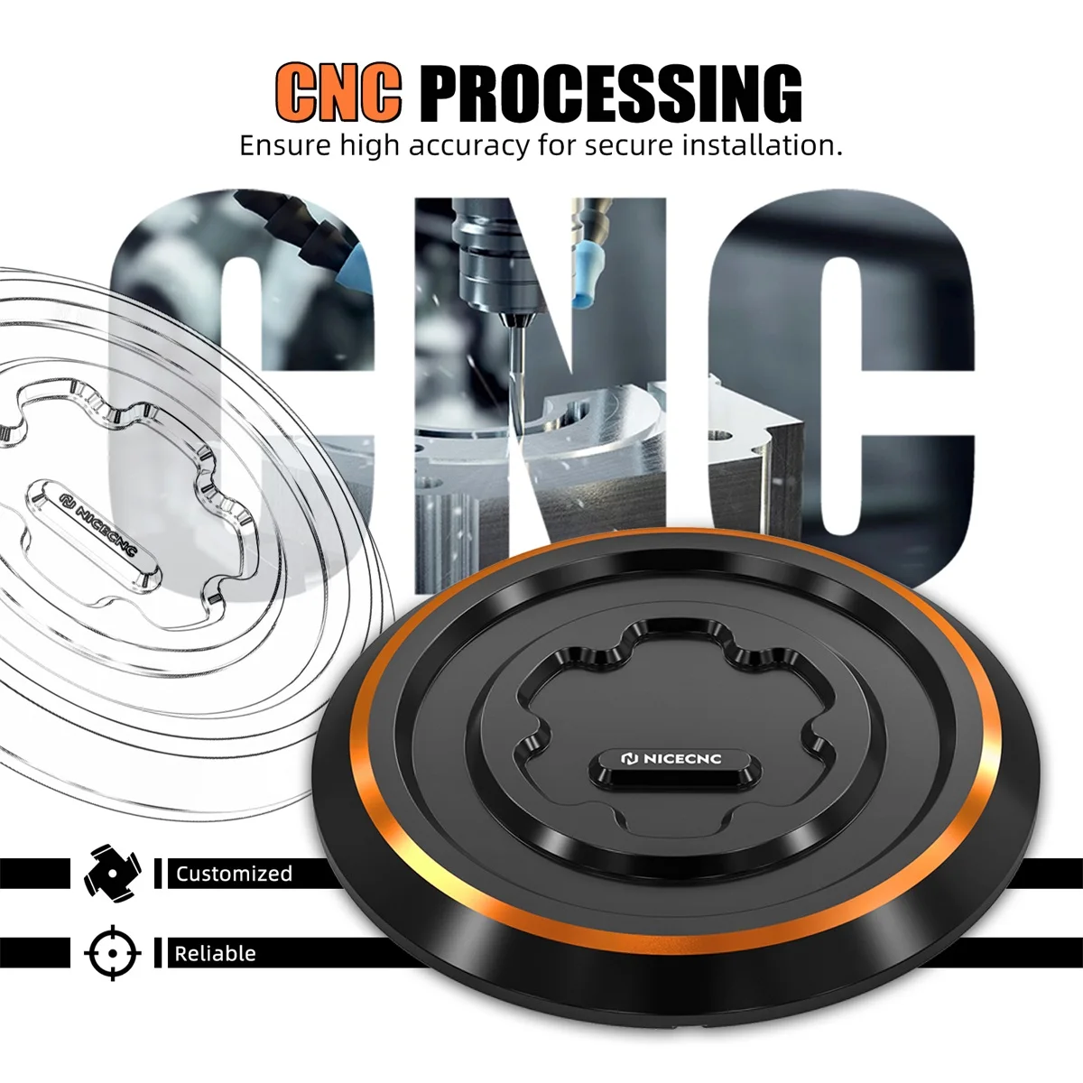 ฝาครอบปลั๊กไดชาร์จแบบใส สำหรับรถฮาร์เลย์ สปอร์ตสเตอร์ เอส RH1250S ปี 2021-2024 ฝาครอบคลัตช์ด้านขวา ไนท์สเตอร์ RH975 แพนอเมริกา