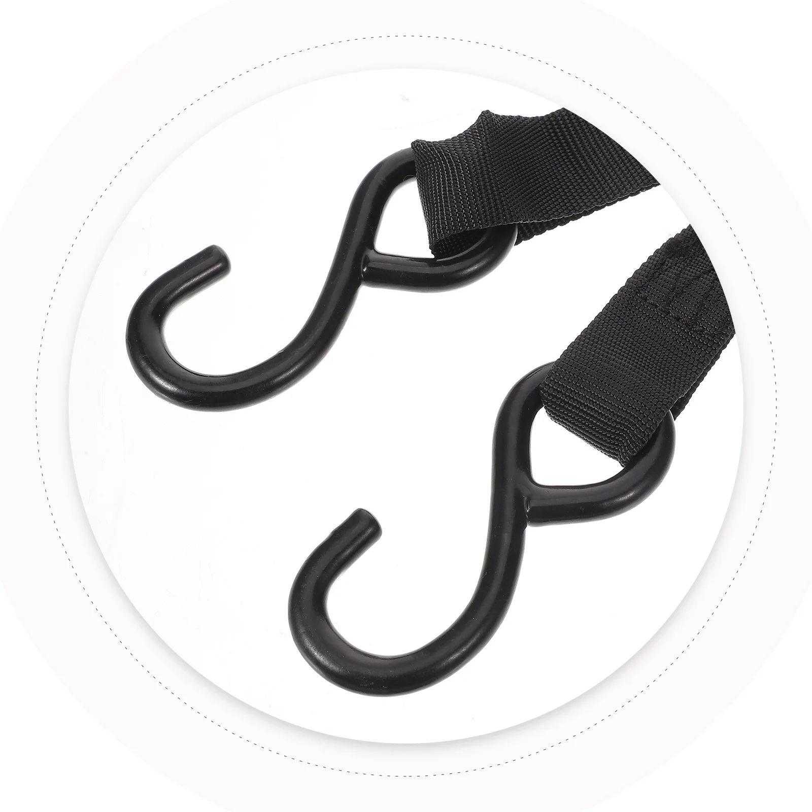 

2Pcs Polyester Tie Down Straps Heavy Duty Motorcycle Binding Straps for Scooters Bikes Luggage Secure Transport
