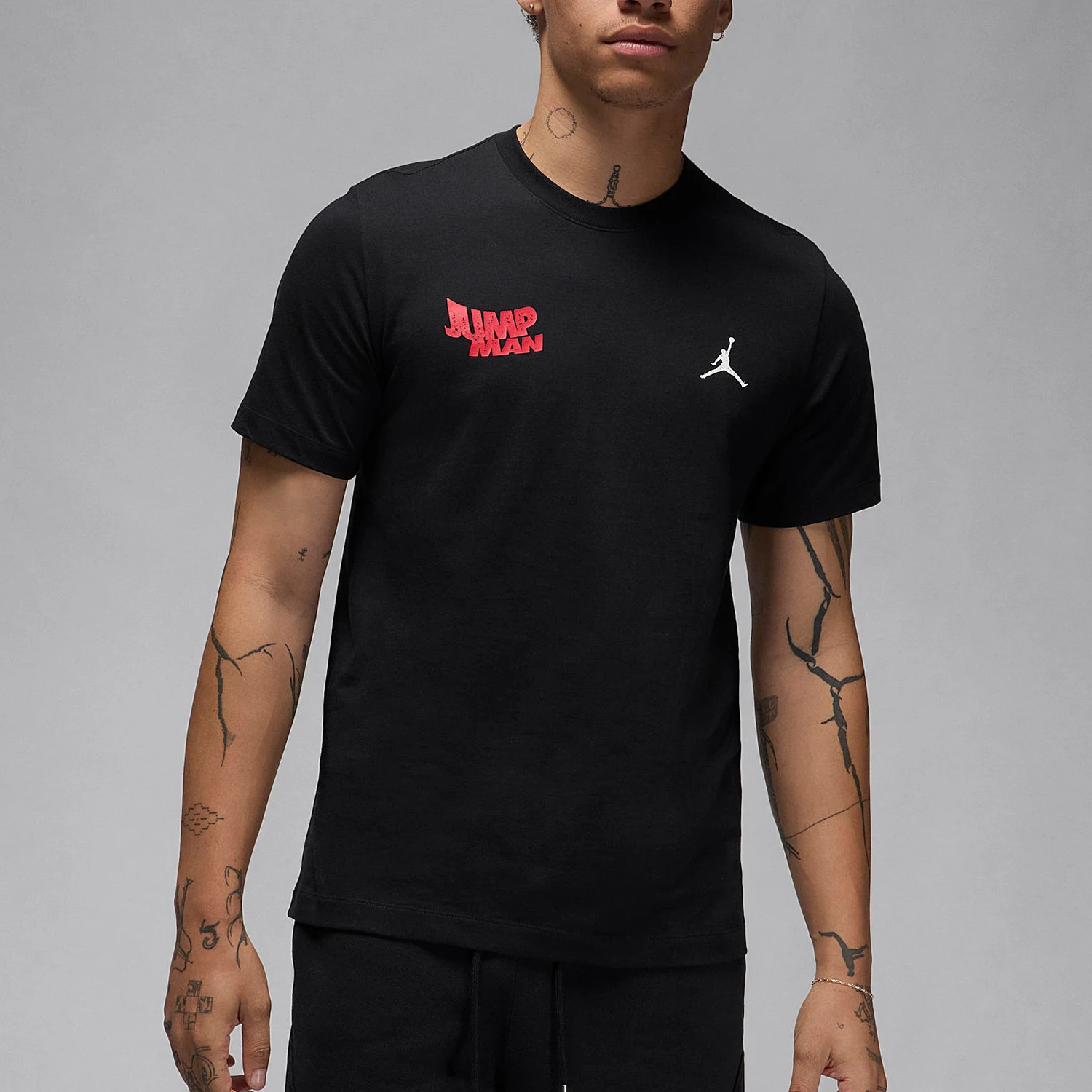 

Nike Official Jordan Men's Printed Round Neck Short Sleeve T-Shirt FN6030-010