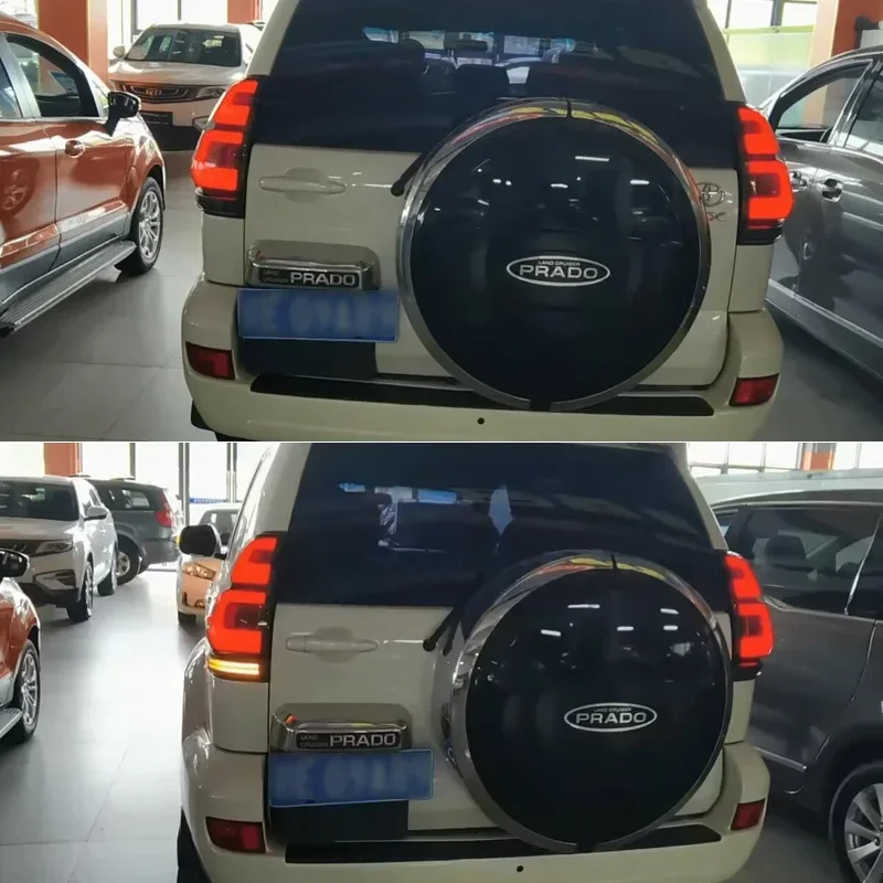

Автомобильные светодиодные задние фонари 12 В для Toyota Prado 2003-2008 2009, задние ходовые огни, тормозной сигнал заднего хода, водонепроницаемые автомобильные аксессуары