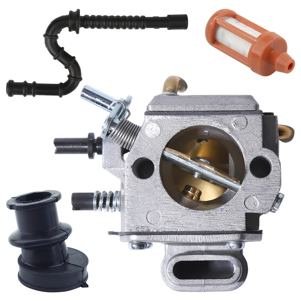 Imagem -02 - Carburador para Ms290 Ms310 Ms390 029 039 Motosserra Peças 11271200650 11273587703 Filtro de Combustível Linha Entrada Coletor