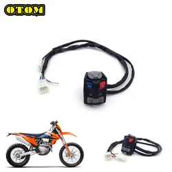 Motorcycle For KTM Multifunctional Switch Turn Signal Double Plug Engine Stop Kill Headlight High Low Beam Switch EXC EXCF XCW