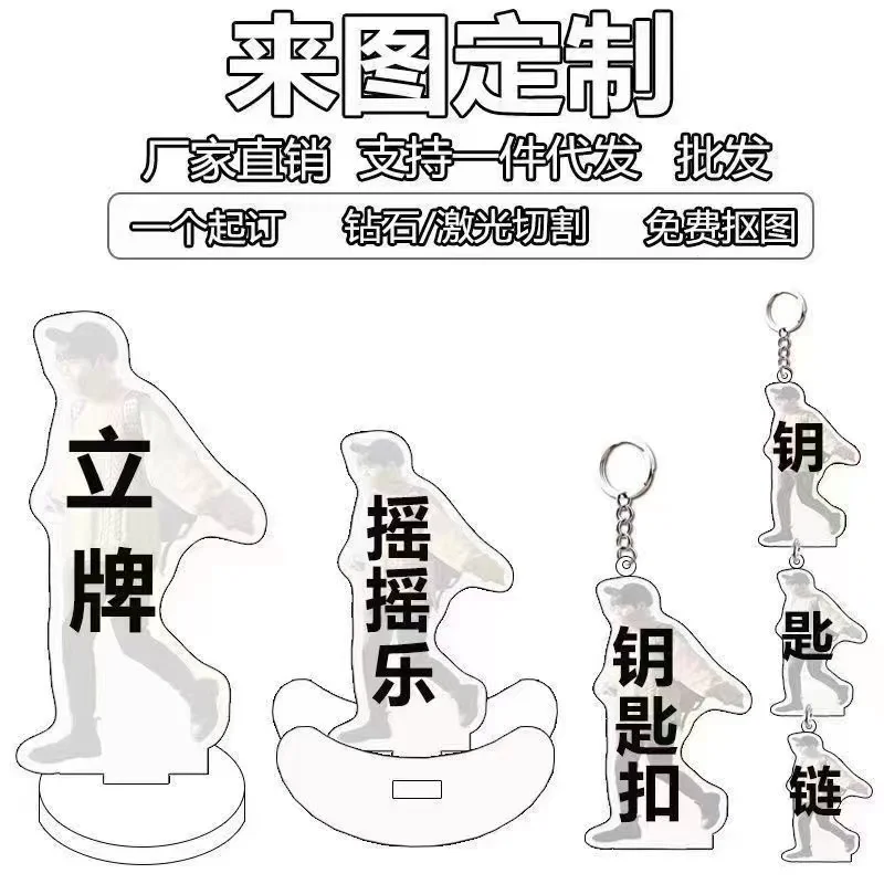 

Acrylic Figure Acrylic Stand Model Plate Desk Standing customization