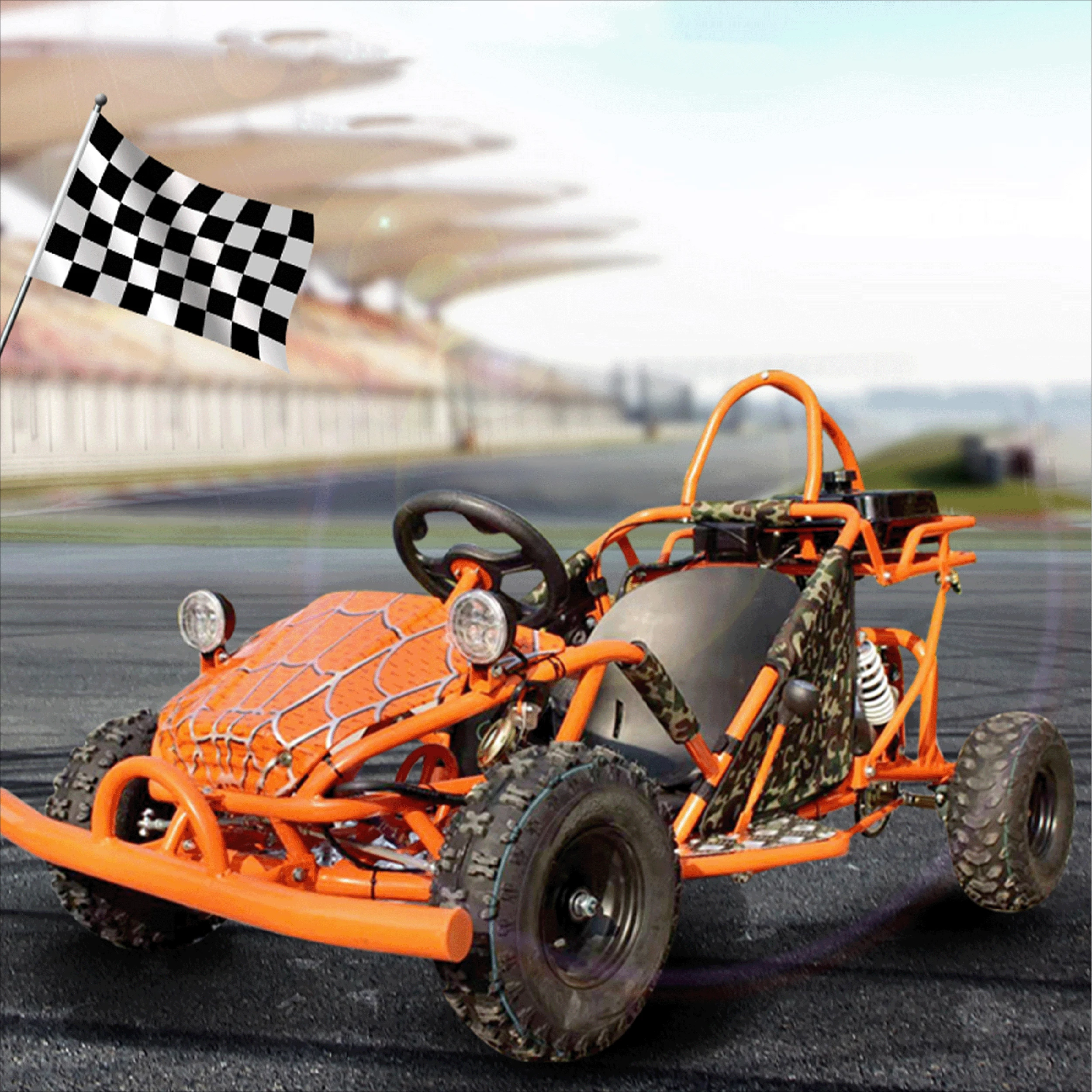 

110CC high-speed dune buggy racing kart with automatic wave engine, for sale for adults