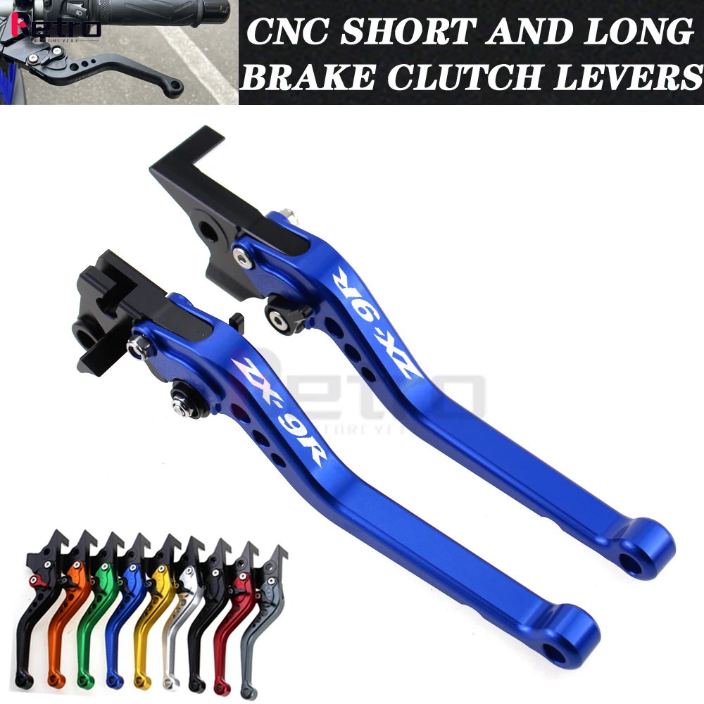 

For Kawasaki ZX9 ZX-9 1998-1999 Motorcycle Accessories Long / Short Handles Brake Clutch Levers