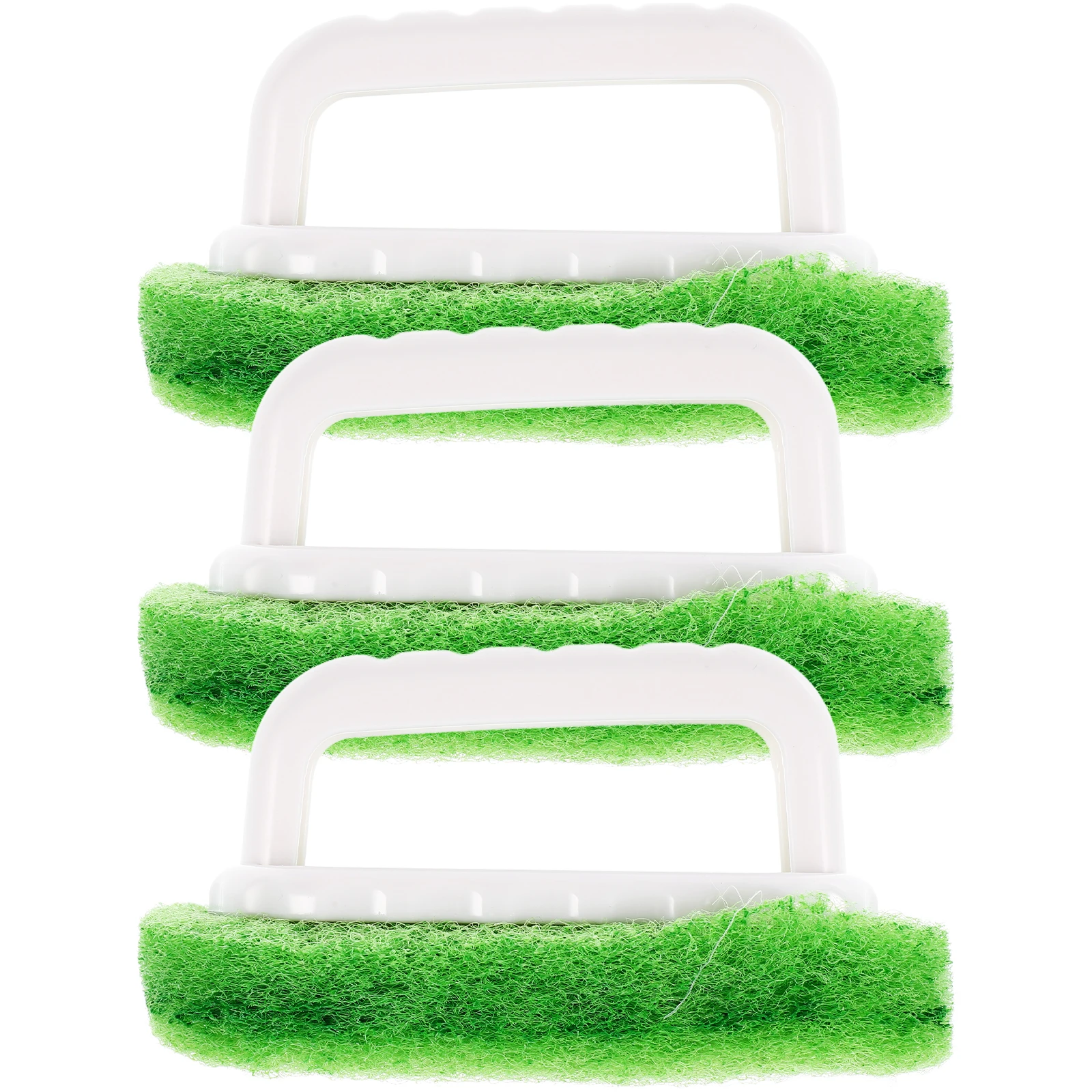 

3 Pcs Screen Pad Ink Remover Cleaning Brush Print Ink Remover Scrubber Fiber Cotton Green Handle Sturdy Compact
