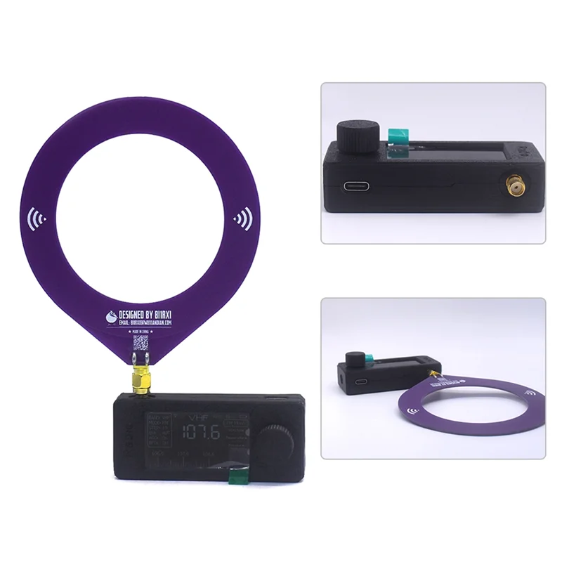 

ABMF-1,9 дюймов SI4732 Мини-радиоприемник Высокая чувствительность SW MW VHF Радио 1,9-дюймовый портативный радиоприемник с антенной