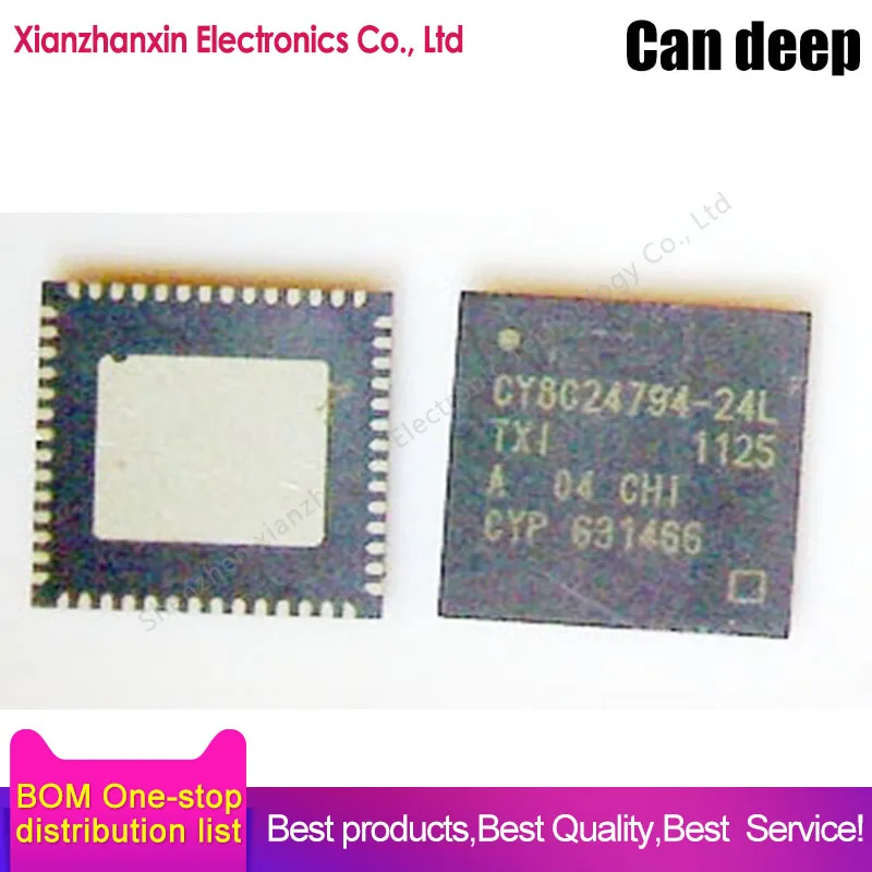 1pcs/lot CY8C24794-24LTXI CY8C24794-24L QFN56  micro controller