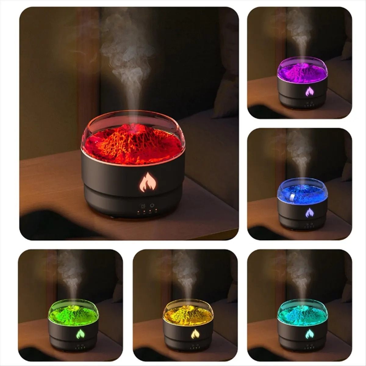 

[A61K] Essential Oil Diffuser Home Fragrance with 1H 2H 5H-Timer Ultrasonic Humidifier for Housewarming SPA Nursery Room Black