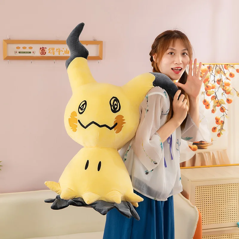 

50/90cm Pokemon Mimikyu Plush Toys Anime Doll Cartoon Pikachu Large Pokémon Plushie Kawaii Stuffed Gift for Kids Xmas Birthday