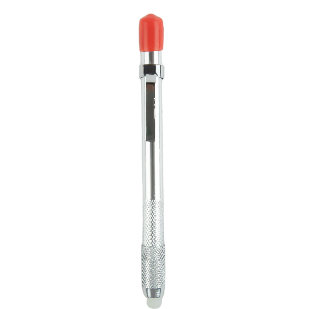 

Wooden Slate Pencil Kit Round Soapstone Holder Marker Stainless Steel Slate Pens Refillable For Drawing Lines Welding Tool