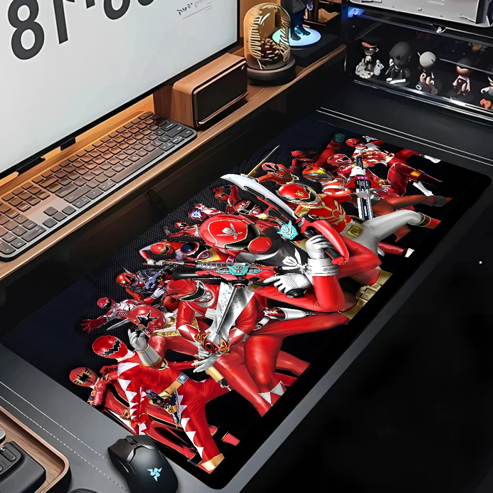 P-Power Cool R-Rangers Mousepad Large Gaming Mouse Pad LockEdge Thickened Computer Keyboard Table Desk Mat