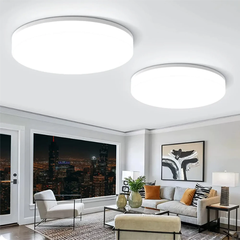 Ultra-thin round LED ceiling lamp Chandelier bedroom Living Room corridor toilet Ceiling Lights Decoration home AC85-265V
