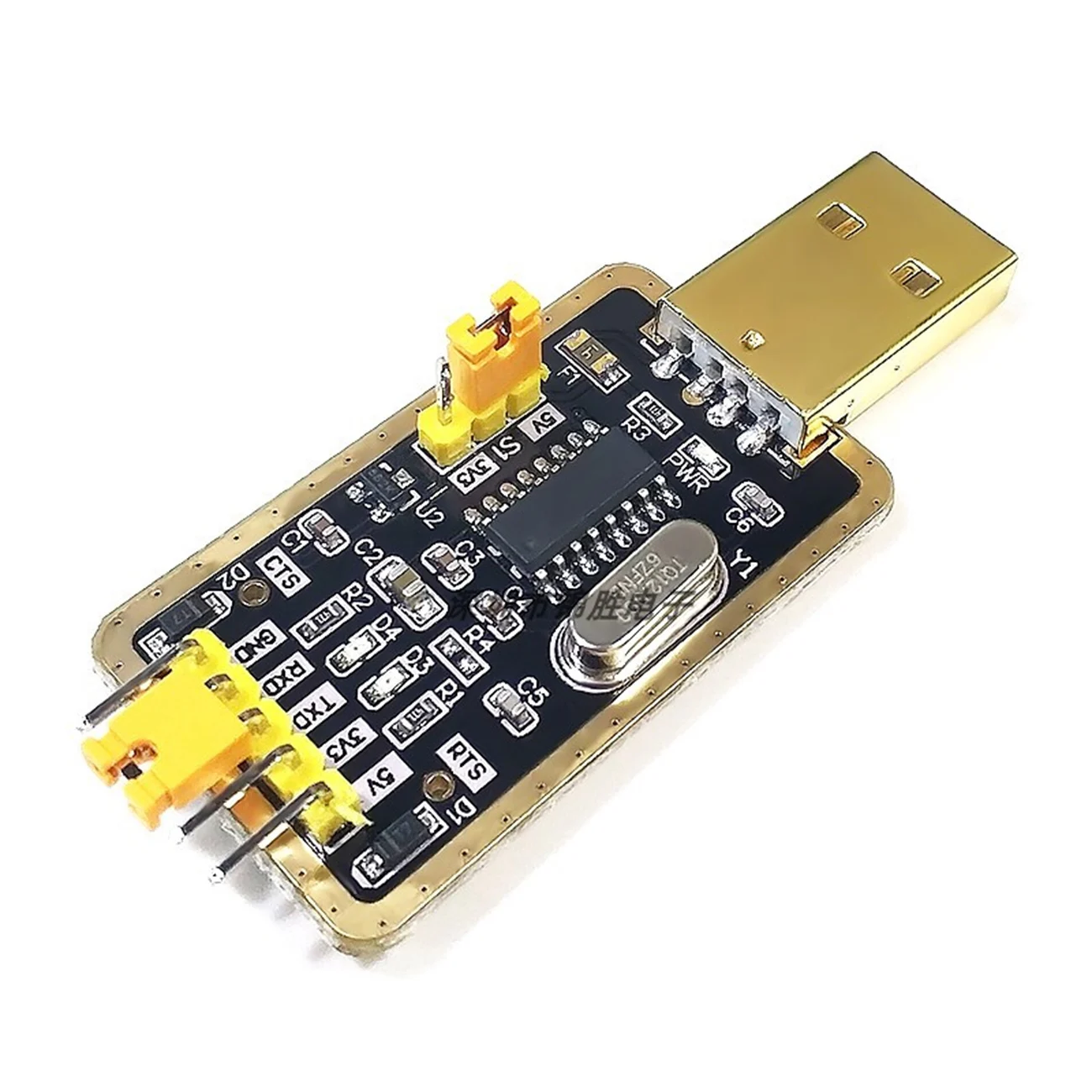 وحدة CH340 بدلاً من PL2303 ، وحدة CH340G RS232 إلى TTL ترقية USB إلى المنفذ التسلسلي في تسعة فرشاة لوحات صغيرة