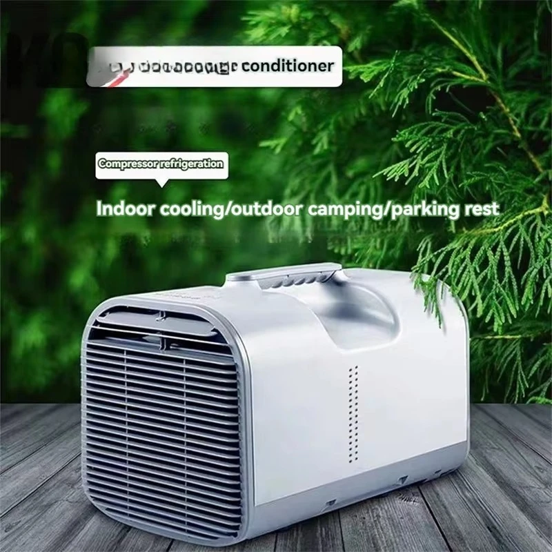 110 فولت/220 فولت/24 فولت/12 فولت ضاغط تكييف الهواء المحمول التخييم في الهواء الطلق مكيف الهواء للمنزل ، قافلة ، شاحنة ، التخييم ، سيارة #2