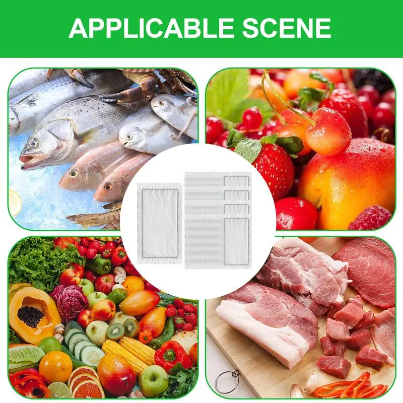 100Pcs Kitchen Rapid Absorbent Pads For Meat Fish Poultry Produce For Keeping Packaging Dry Clean Absorbent Paper Kitchen Tool