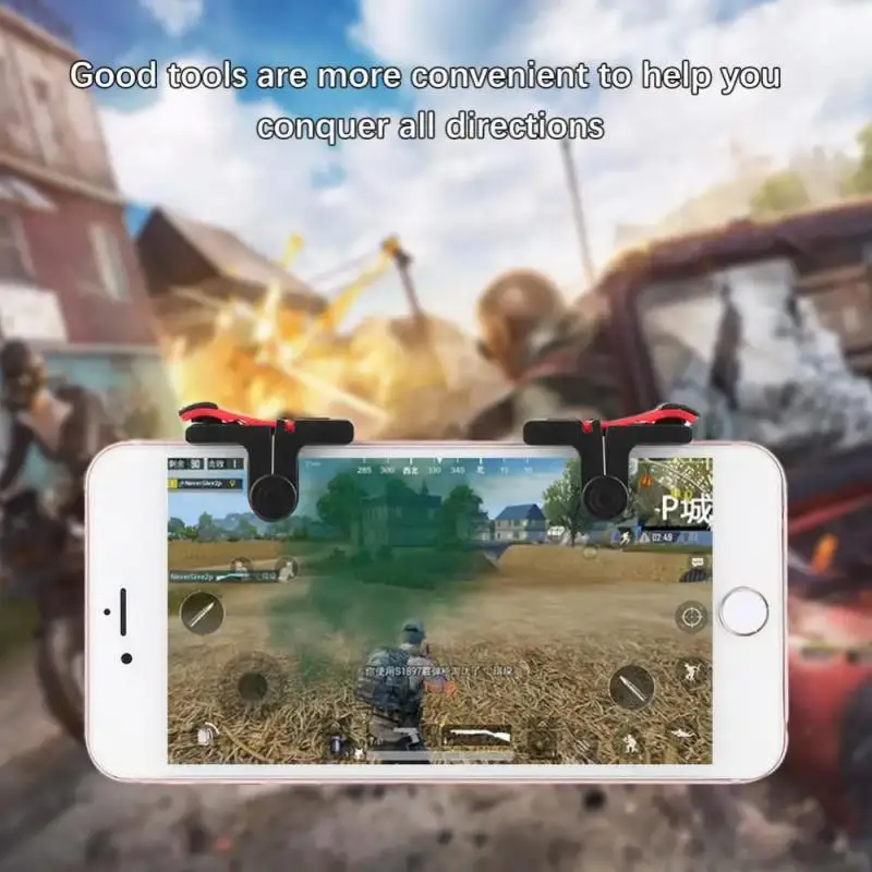 Mobile Game Controller D9 Gamepad Trigger Aim Button L1 R1 Shooter Joystick For SmartPhone Game PUBG Game Accesorios