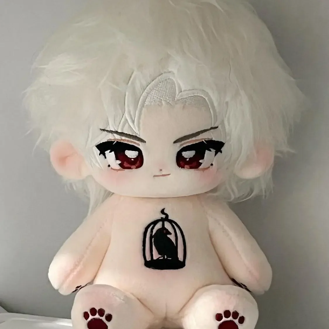 

Game Love and Deepspace Sylus Attribute Cute Cosplay Cotton Doll Body Figures Dress Up Plush Plushie Toys Xmas Gift 20CM