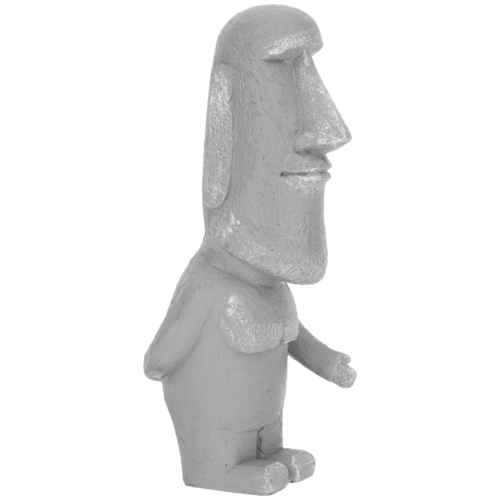 

Creative Resin Moai Desktop Decor Small Statue Indoor Outdoor Office Nordic Stone Sculpture Ornament