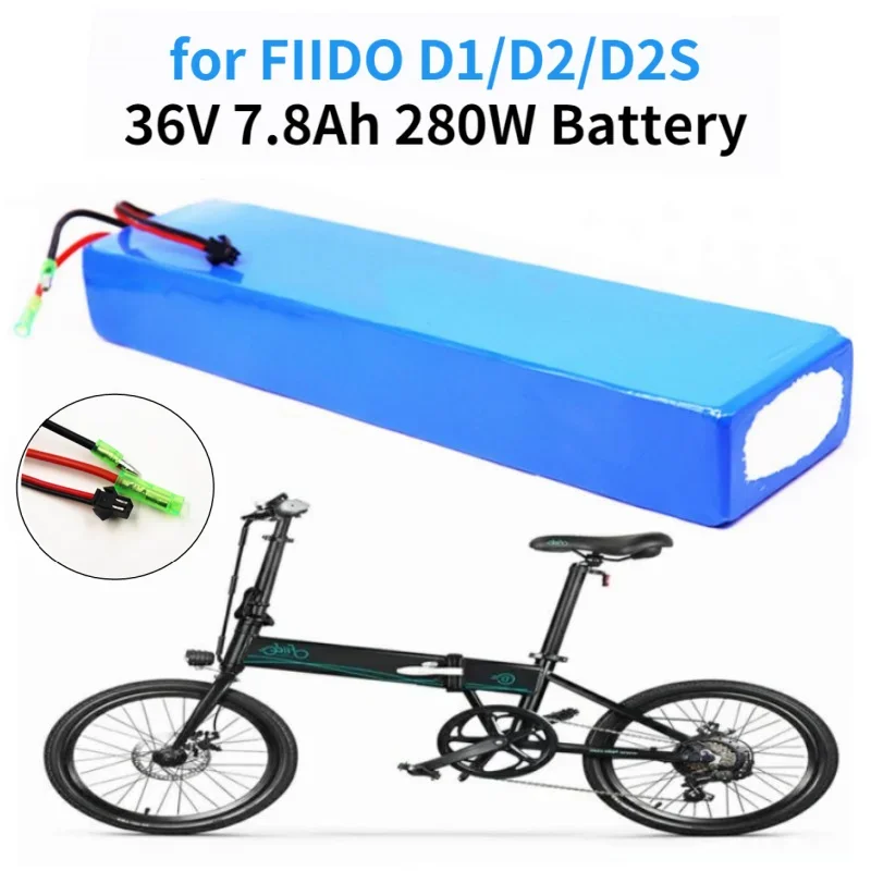 36V Battery 7.8Ah 10Ah 14Ah 10s3p 18650 lithium ion Battery Pack for FIIDO D1/D2/D2S Folding Electric Moped City Bike Battery