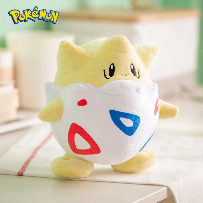 Pokemon Kawaii Togepi Stuffed Toys Cartoon&Cute Plush Dolls Throw Pillow Birthday Gift  For Kids Friends Boys Home Decoration