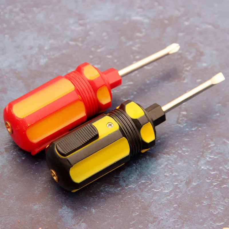 Creative Mini Screwdriver Lighter Inflatable Open Flame Butane Screwdriver Tool Model Lighter Personalized Smoking Accessories