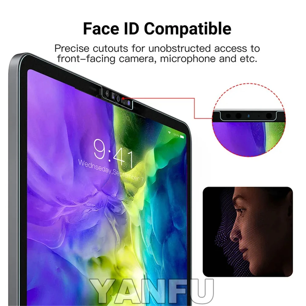 3Pcs Paper Feel Like Screen Protector For ipad 10th 9th Generation 8 7 6 Air 5 4 Pro 12.9 11 10.5 9.7 Mini 4 5 6 No Glass view 4