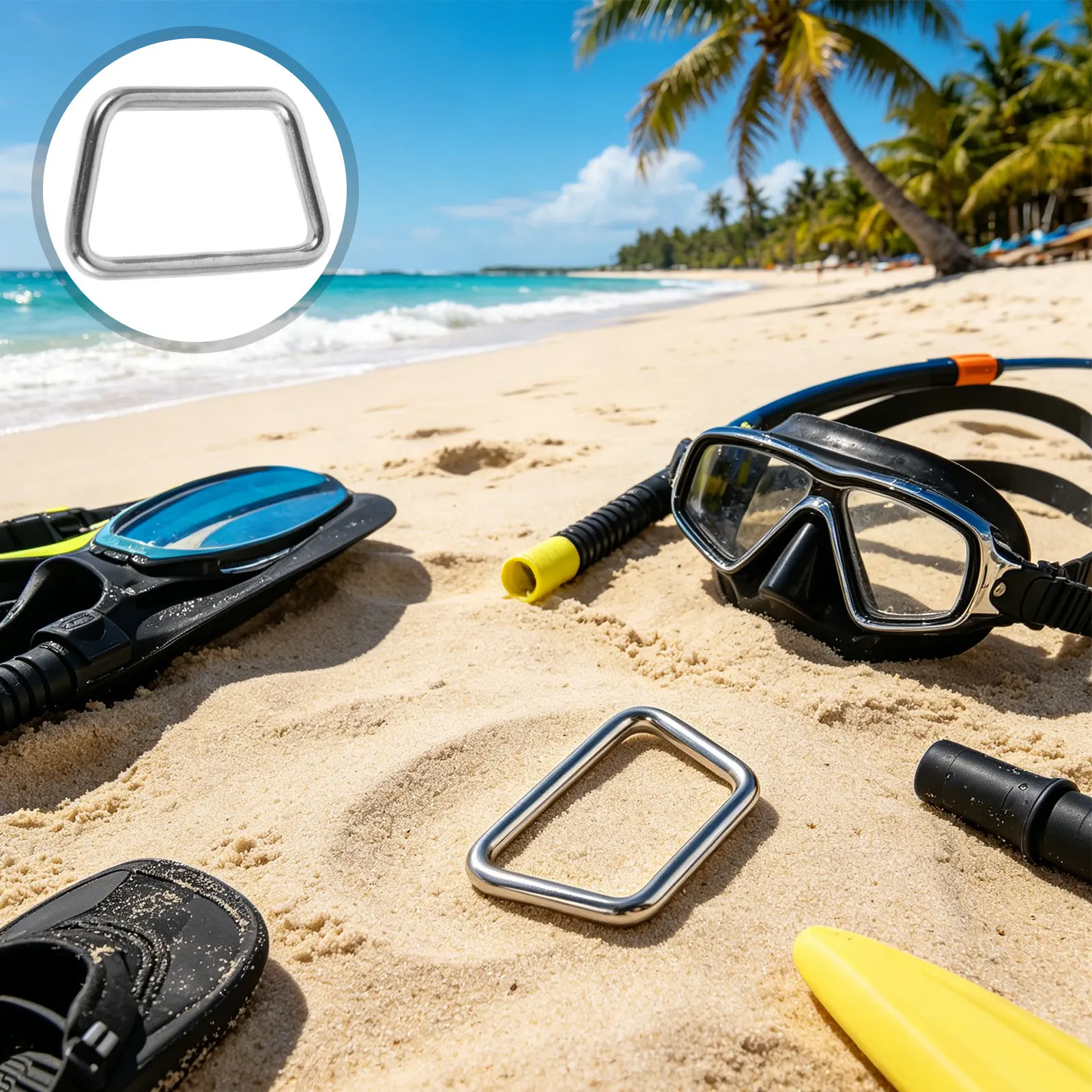 Dive Weight Belt - Stainless Steel Scuba Side Buckle Diving