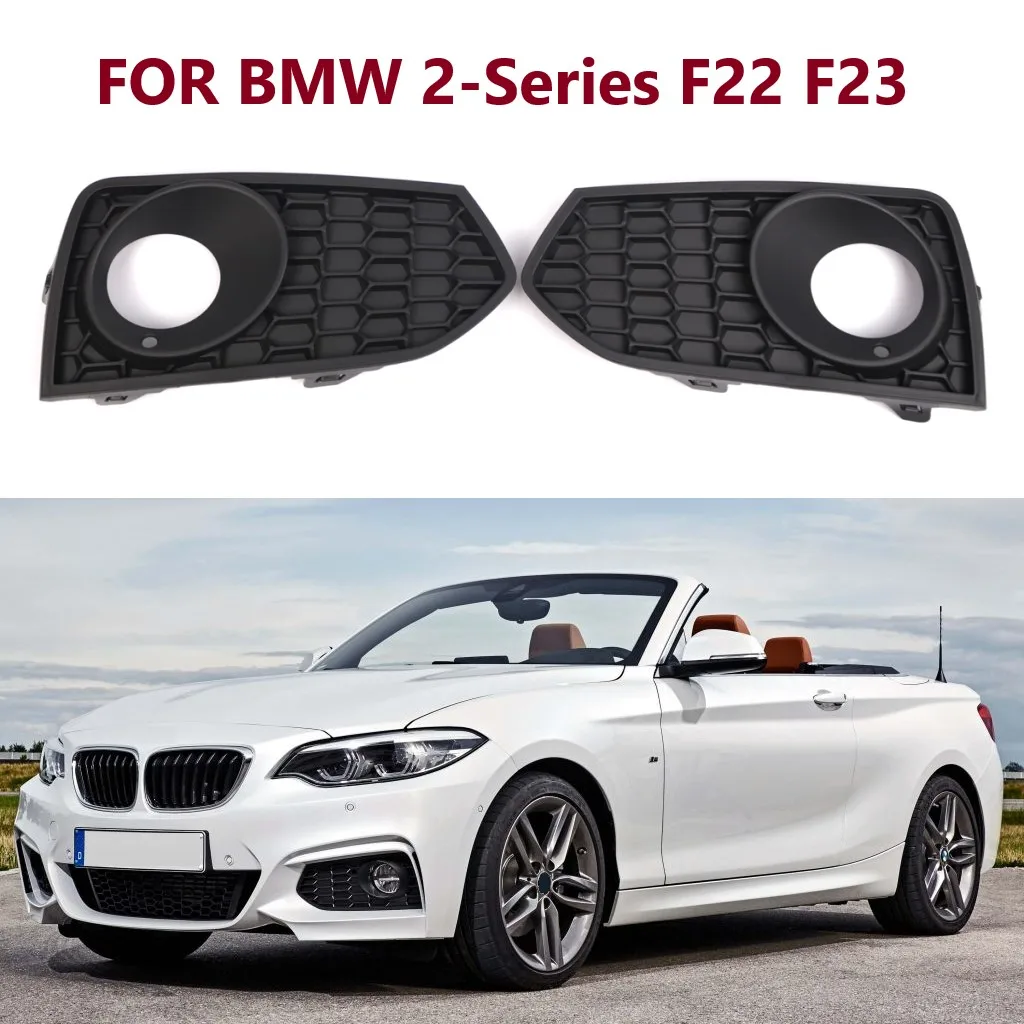 

Left Right Car Front Bumper Fog Light Lamp Grill Grille Cover For BMW 2-Series F22/F23 M Sport 2014-2019 51118055319 51118055320