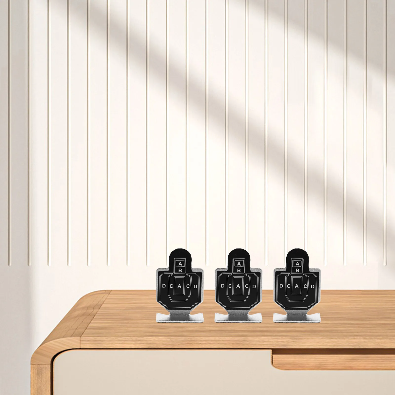 

6Pcs Small Metal Training Target Set Child Friendly Durable Shooting Practice Competition Outdoor Target Stencil