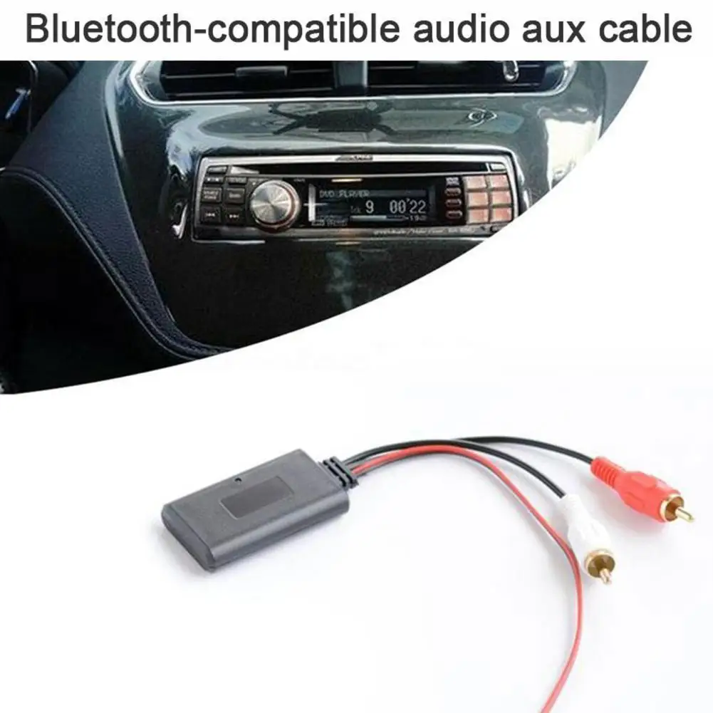 Universal Car RCA USB Adapter  Wireless Bluetooth USB Interface Support MP3 WMA WAV FLAC Format Audio Car Bluetooth Accessories