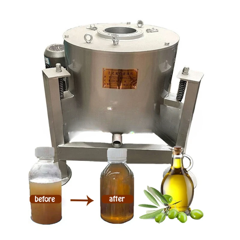 

portable centrifugal cooking oil press purification machinen edible seed vegetable oil filters recycling machine automatic