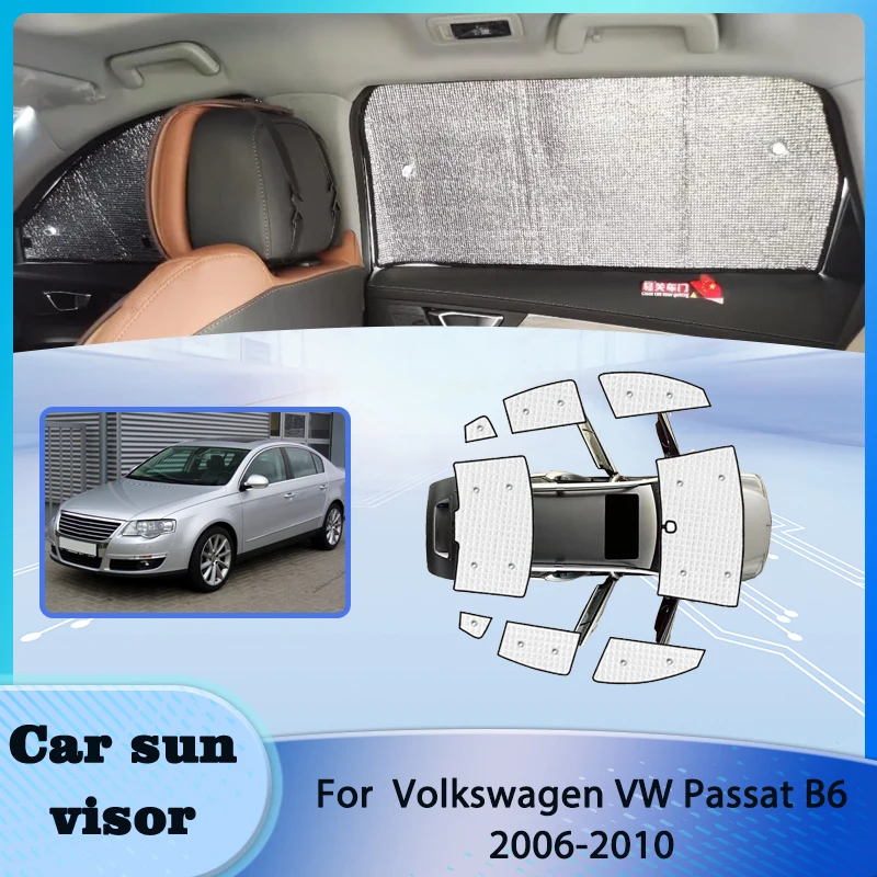 

Auto Sunshade For Volkswagen VW Passat B6 3C 2006-2010 Saloon Sedan Car Visor Anti-UV Sun Window Visors Covers protection Parts