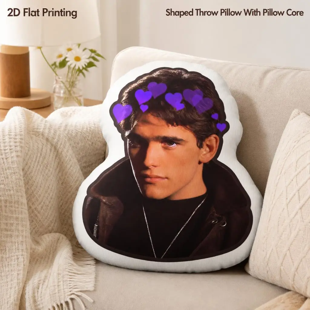 Dallas Winston The Outsiders Movie Plush Pillow Cushion Irregular Stuffed Throw Pillows for Home Decor Gift Sofa Couch Bed