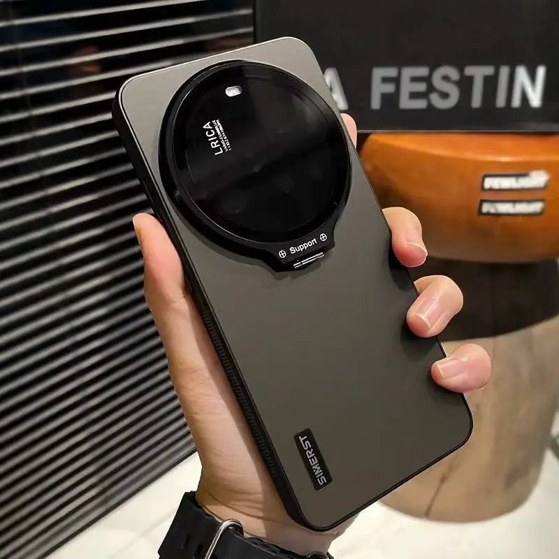 حافظة لهاتف Xiaomi 15 Pro Ultra رفيعة للغاية وتبديد الحرارة وحامل غير لامع وغطاء ممتاز لهاتف Xiaomi 15 Ultra المقاوم للصدمات Funda