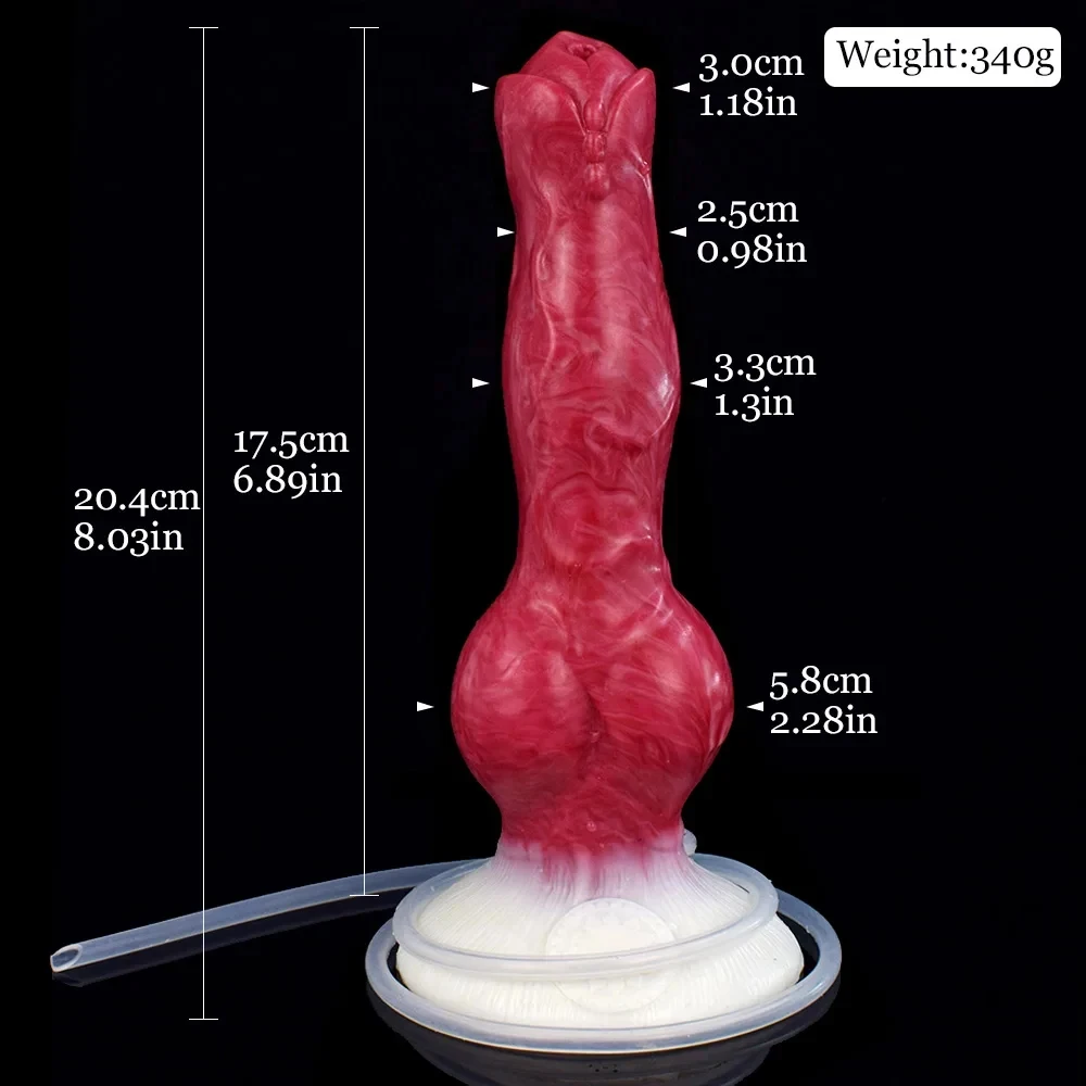 NNSX Knot Dog Dildo Bullet Vibrator Silicone Anal Plug Orgasm Masturbator Anal Vaginal Play Sexy Adult sex toy for Women Men